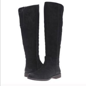 Franco Sarto Chandra- Black Suede Boots 6.5